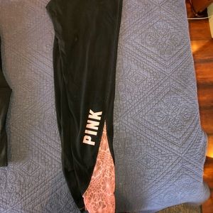 Victoria secret leggings w/ lace bottom